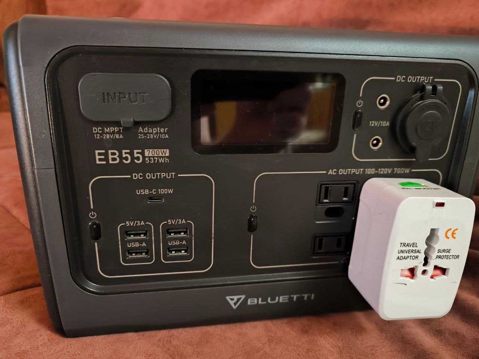 Зарядна станція Bluetti EB55   537 Вт·год  павербанк