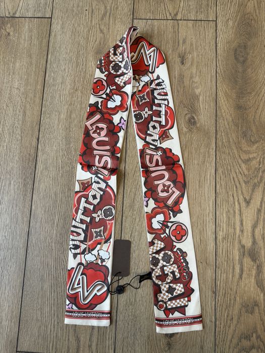 Dwustronna apaszka twilly Louis Vuitton nowa z metka 100% jedwab