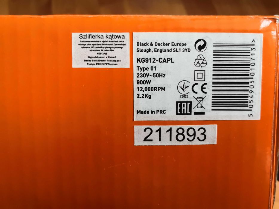 Szlifierka wielofunkcyjna Black&Decker 900 W KG912