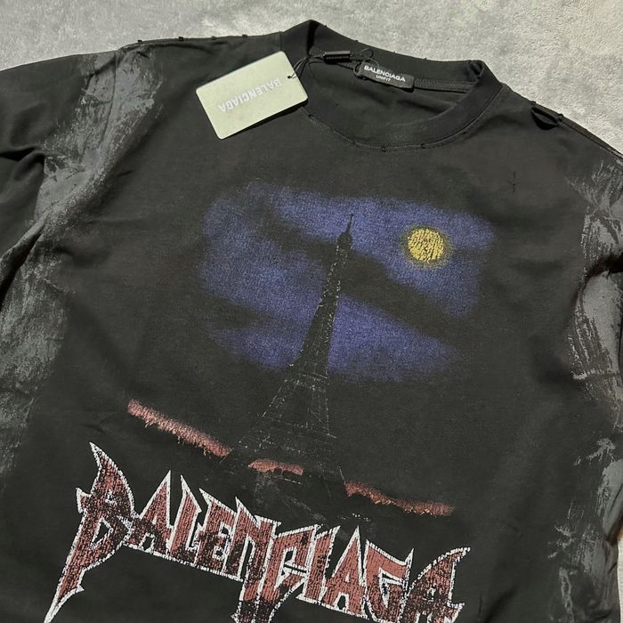 Футболка Balenciaga Paris Moon S M L