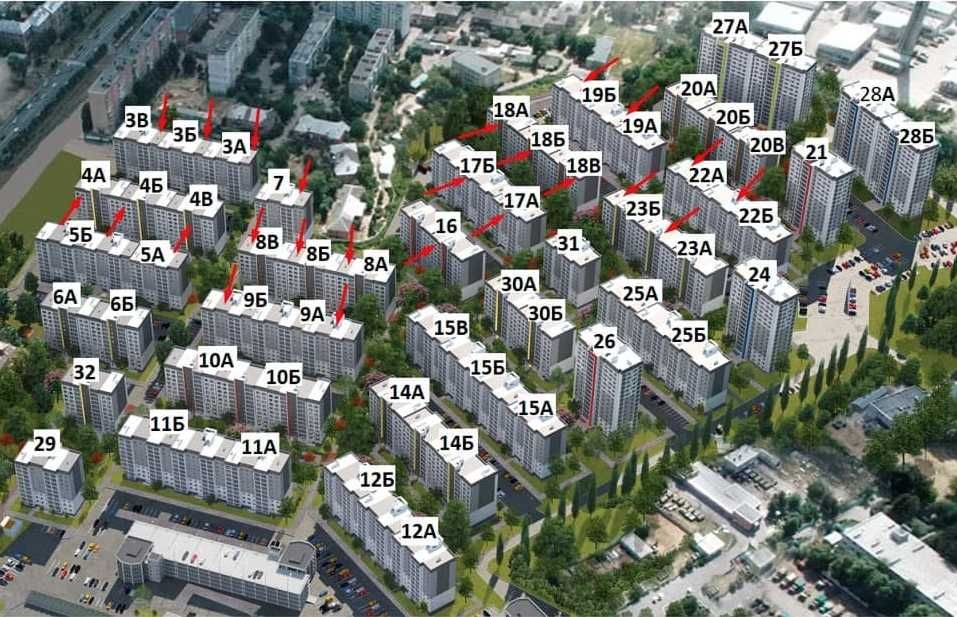 Квартира 1-комнатная Сказка-Лучшая планировка и цена за  43м2