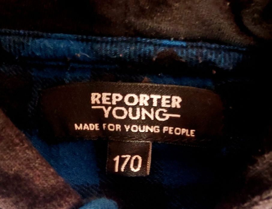 Koszula z kapturem Reporter Young 170cm+ czarna bluza