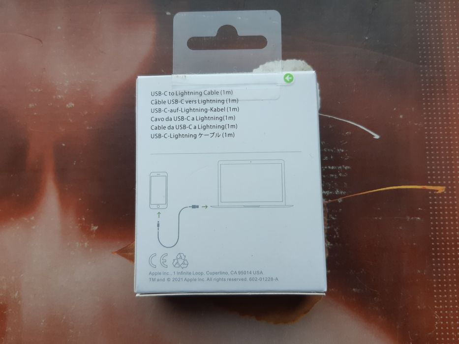 Kabel USB-C to Lightning Cable (1m) do iPhone NOWY