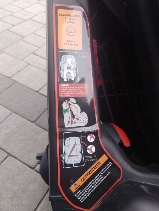 Fotelik samochodowy TOP KIDS ISOFIX