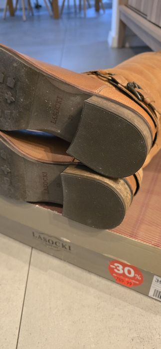 Kozaki damskie Lasocki skóra 39