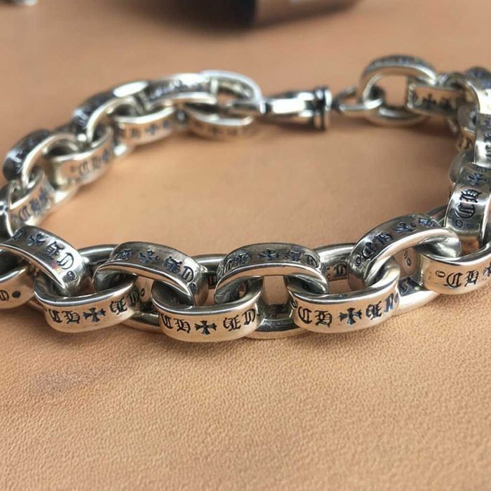 Новий Срібний браслет на руку Chrome Hearts
