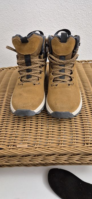 Botas de criança quechua - Impermeável castanhas