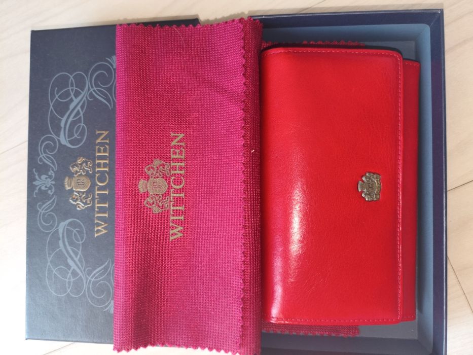 WITTCHEN portfel damski czerwony arizona