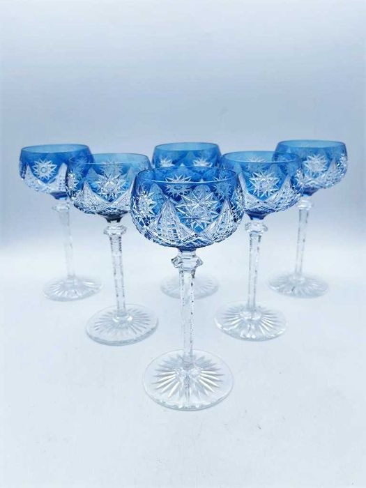 Conjunto de 12 copos "Cisne" - Jean Claude, France