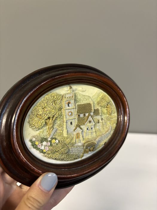 Quadros com paisagem em cerâmica