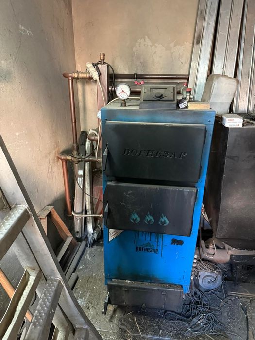 Котел комбінований пілети+дрова Вогнезар 32 кВ