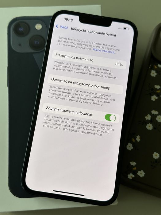 iPhone 13 IDEALNY Bateria 84% 128Gb
