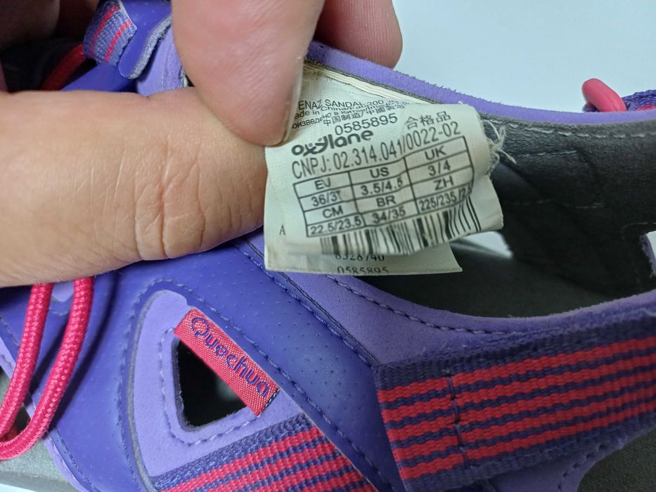 Sandálias Quechua Nº36/37 2 pares