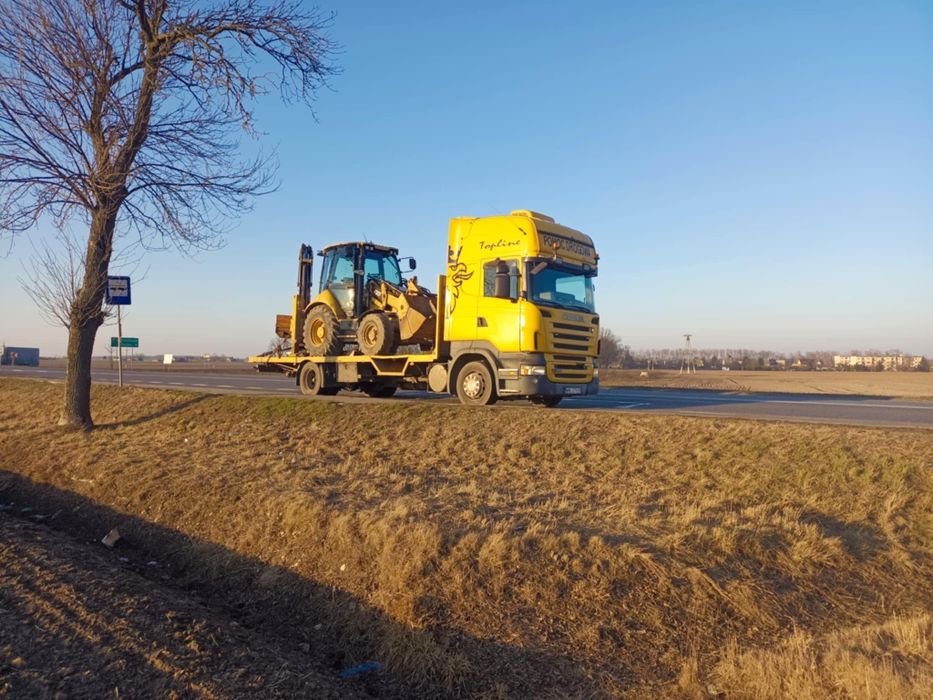 Niskopodwozie transport maszyn harvestes