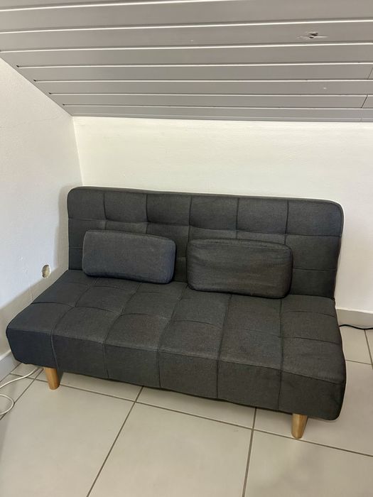 Sofá Cama Cinzento