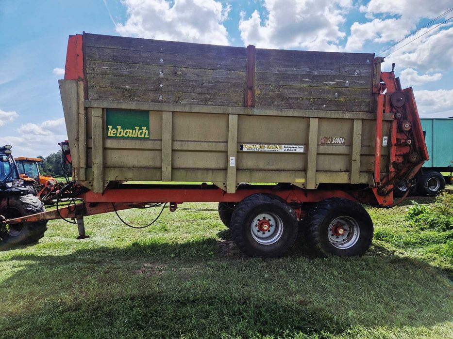 Leboulch 14t Rozrzutnik Przyczepa objętościowa do kukurydzy Joskin