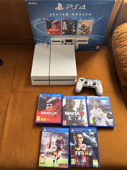 Sony ps4 fat white 500gb