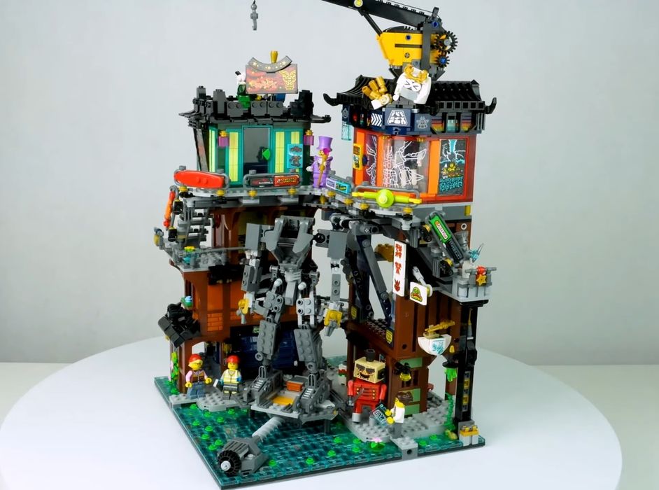 Klocki warsztaty w mieście ninjago na wzór 71837