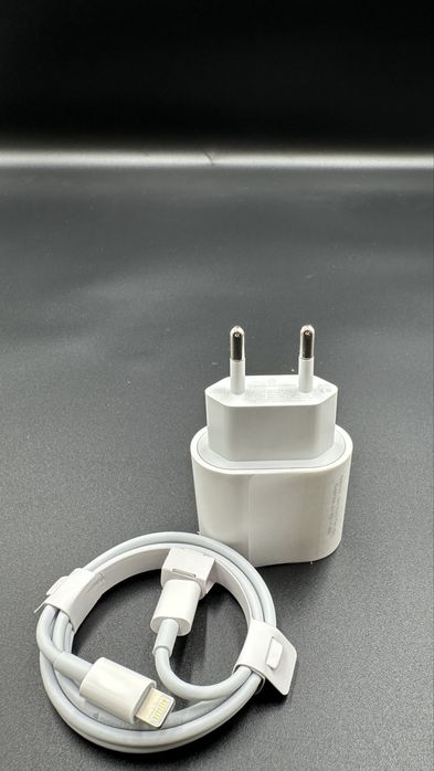 Zestaw Ladowarka 20W+Kabel Lithning Usb-C 1m