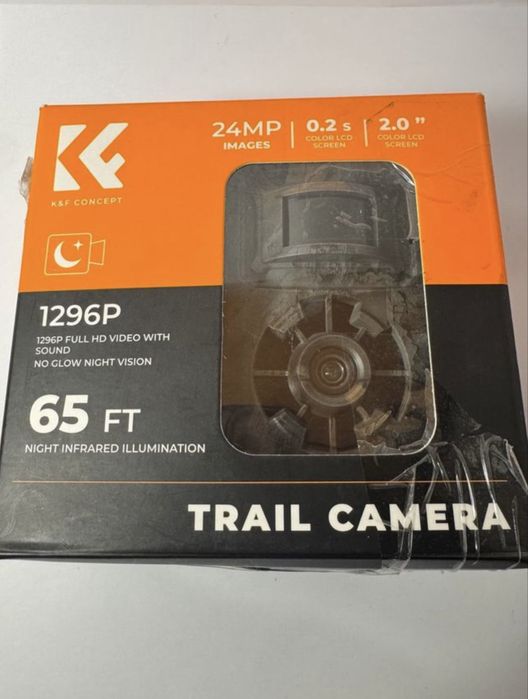 фотопастка для тварин K&F Concept Wildlife Camera 24MP 1296P 30fps