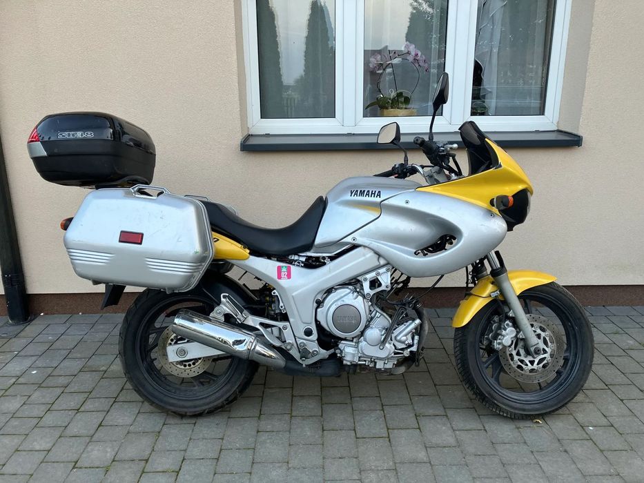 Yamaha TDM TDM850 - 4TX - 1996 - uszkodzona + stelaż + kufry