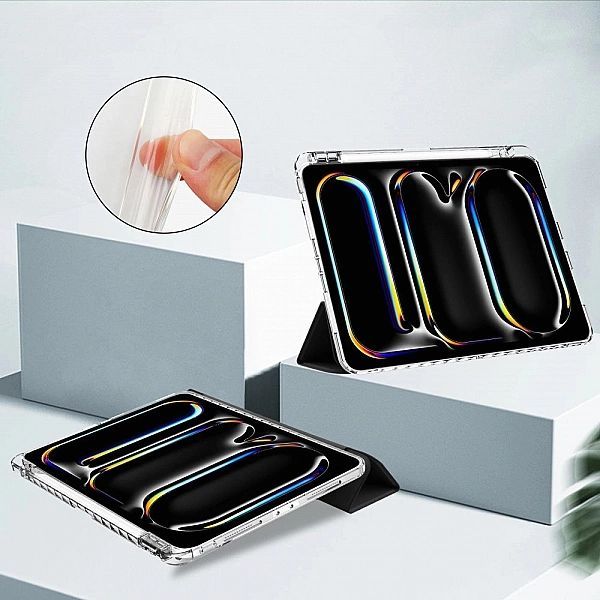 Etui Tech-Protect Sc Pen Hybrid na iPad Pro 13" 2024 - czarno-przezroc