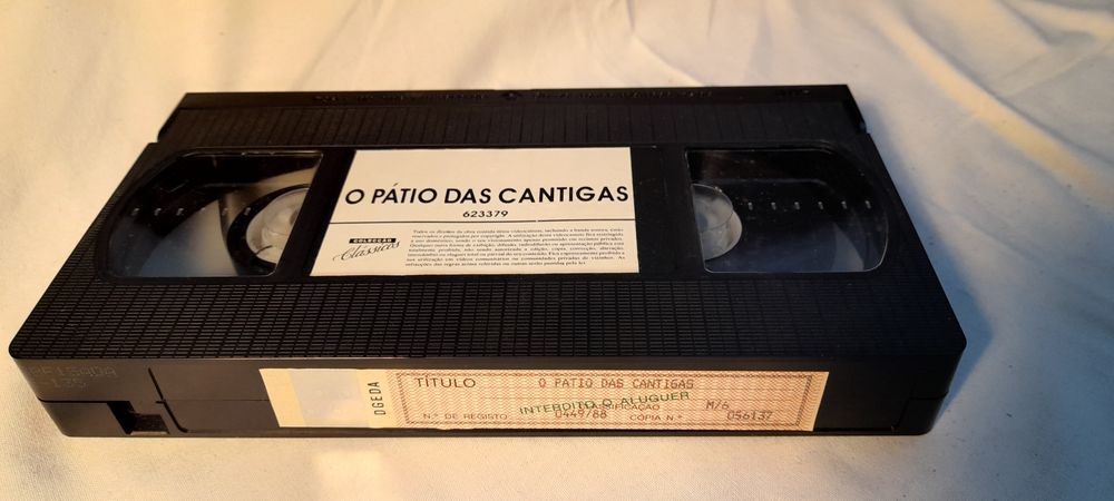 O Pátio das Cantigas - VHS , lusomundo 1991