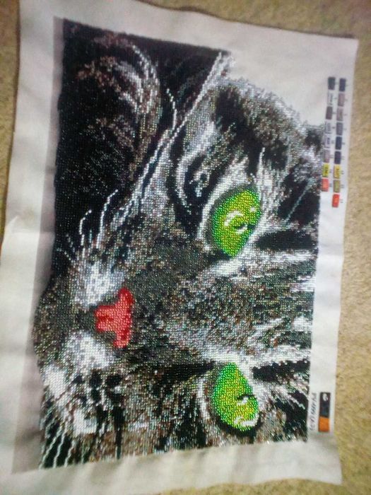 Картина бисером чешским