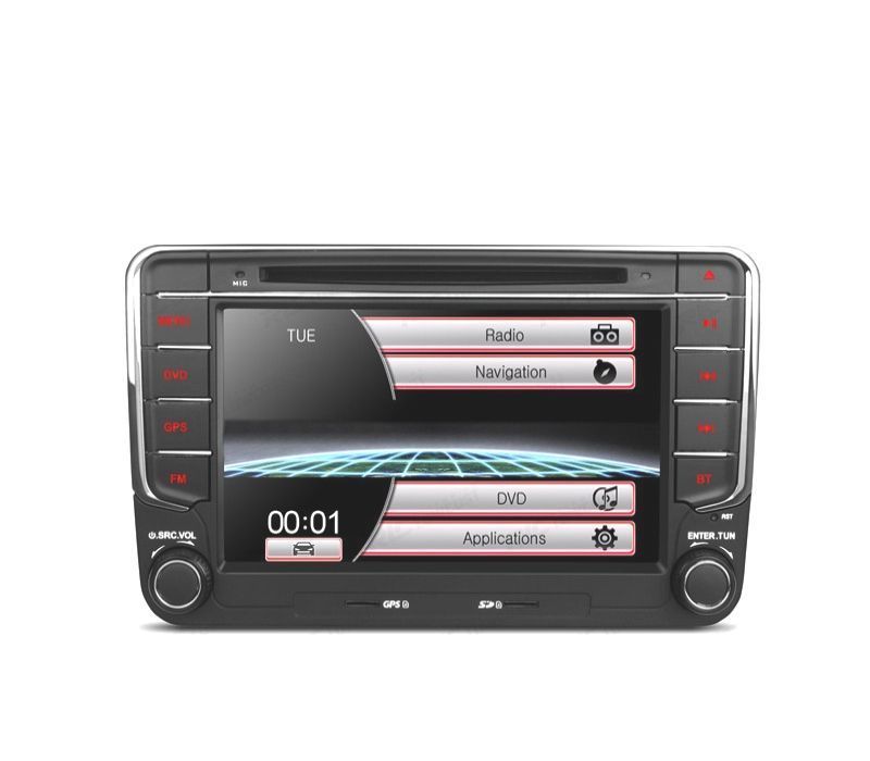 AUTO RADIO 2DIN 7" PARA SEAT SKODA VOLKSWAGEN VW USB GPS TACTIL HD