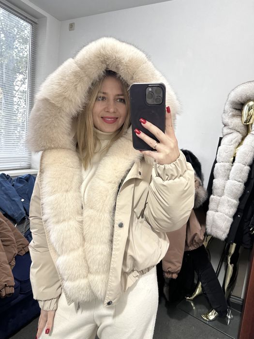2025 Зимова куртка з хутром Примірка Дніпро