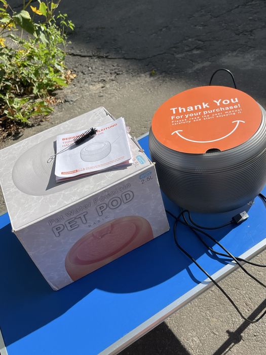 Поїлка фонтан для домашнього улюбленця Pet Water Fountain Pet Pod