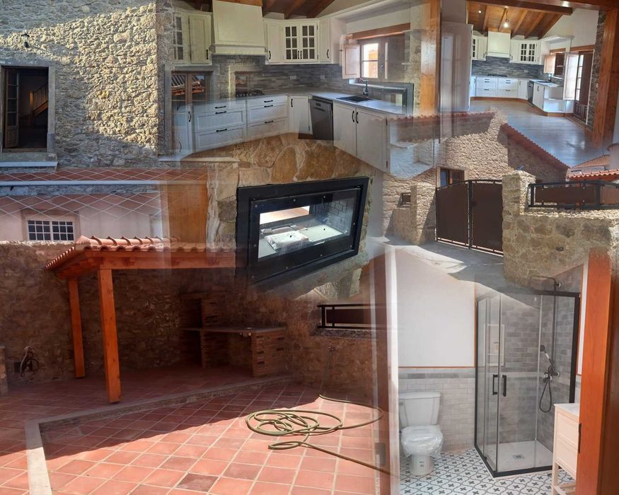 Moradia Térrea T2 Totalmente Reconstruída com Charme Rústico