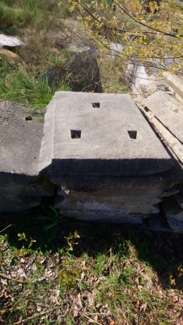 Płyta betonowa pełna 80x100 cm uzywana