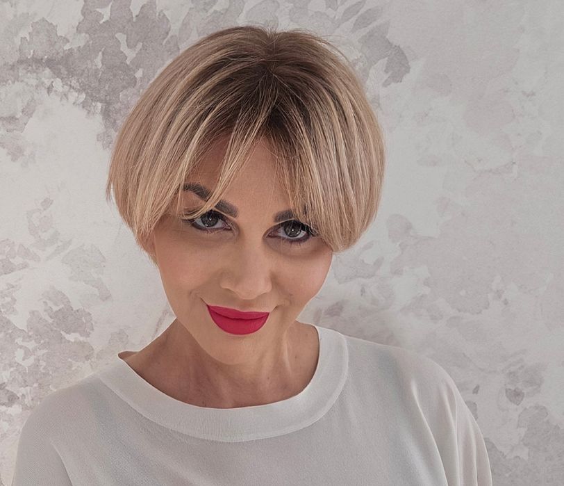 Peruka z włosów naturalnych lace front