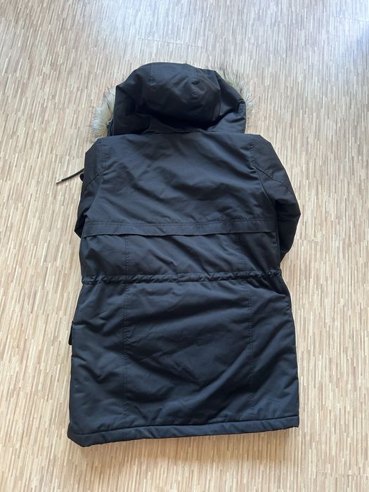 Czarna kurtka zimowa parka pull & bear xs 34