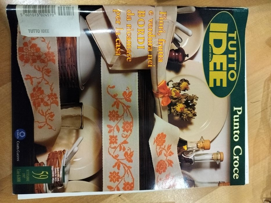 Ponto cruz - revistas e linhas