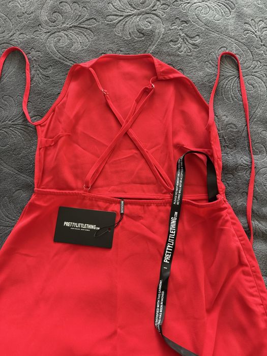 Червона жіноча сукня -сарафан максі