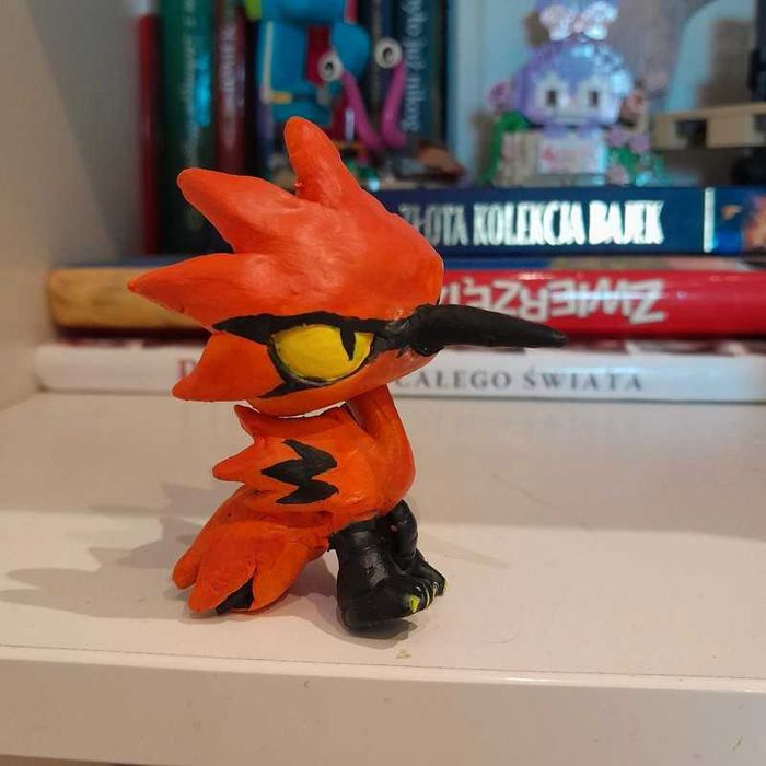 Galeriański Galar Zapdos pokemon custom kaczka lps littlest pet shop