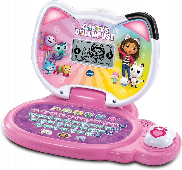 uszkodzony laptop edukacyjny vtech gabby's dollhouse dla dzieci