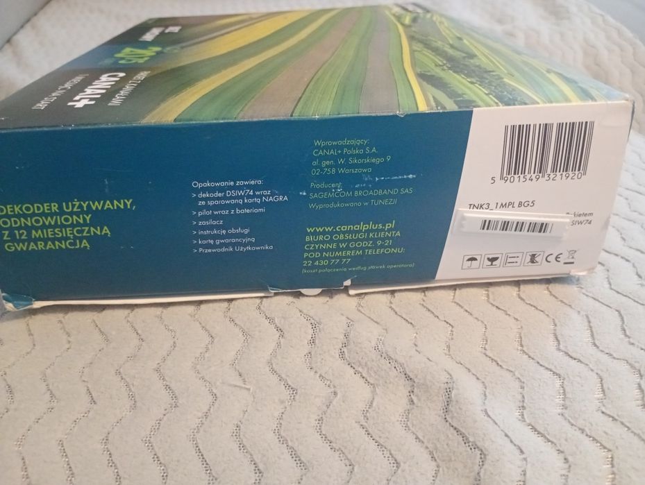 Dekoder cyfrowy canal +