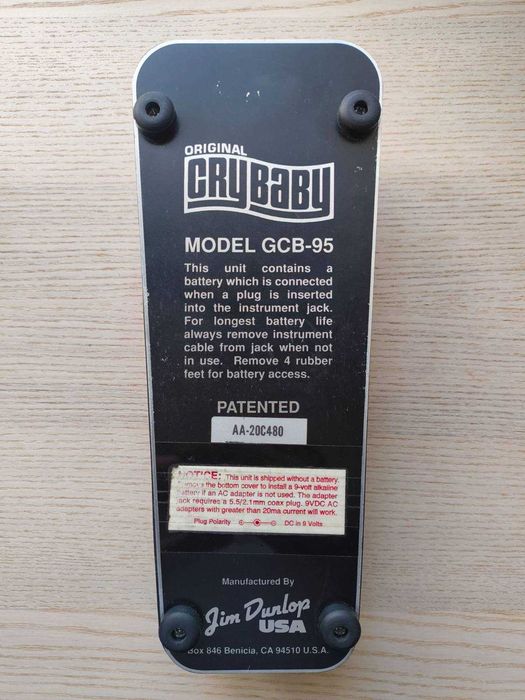 Pedal Guitarra Dunlop Original Crybaby