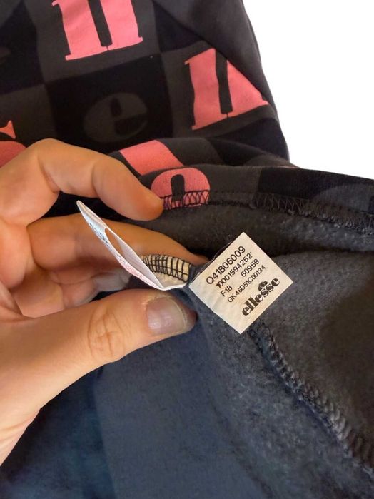 Bluza damska ellesse szara duże logo m