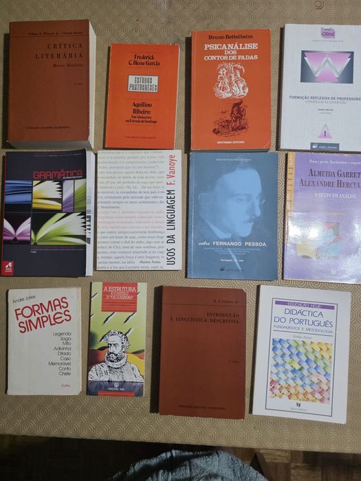 Livros para ensino Ensino Secundário e Universitário Área de letras - Linguística e Literatura moderna