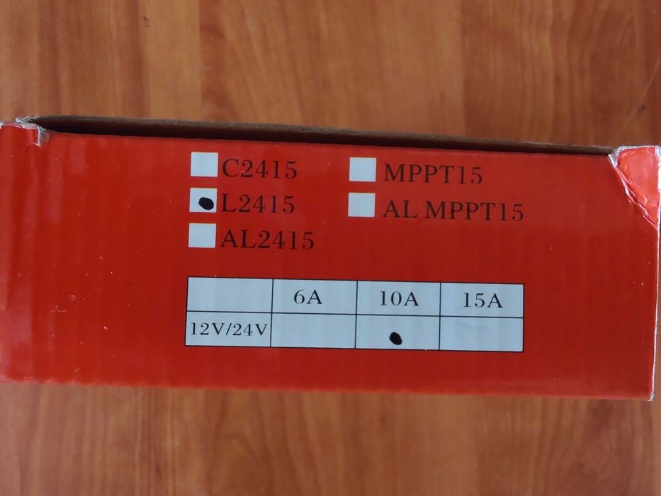 Regulador Solar L2415 12V/24V 10A