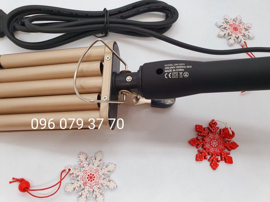 Плойка для волос пять волн Geemy GM-2933 плойка волна 17 мм