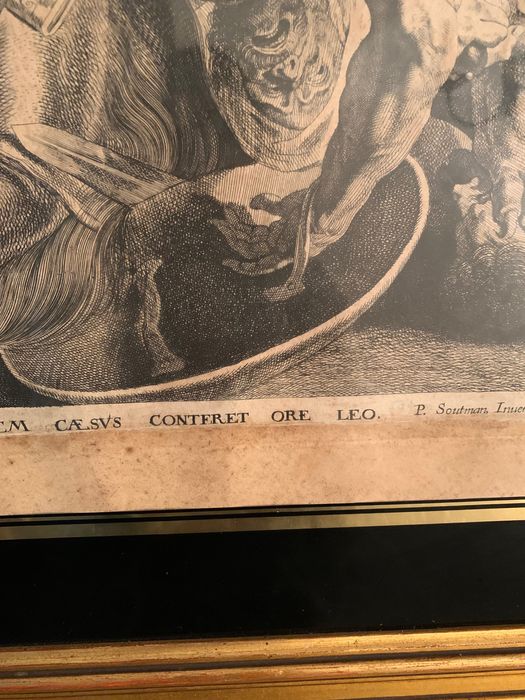 Gravura antiga e em óptimo estado
