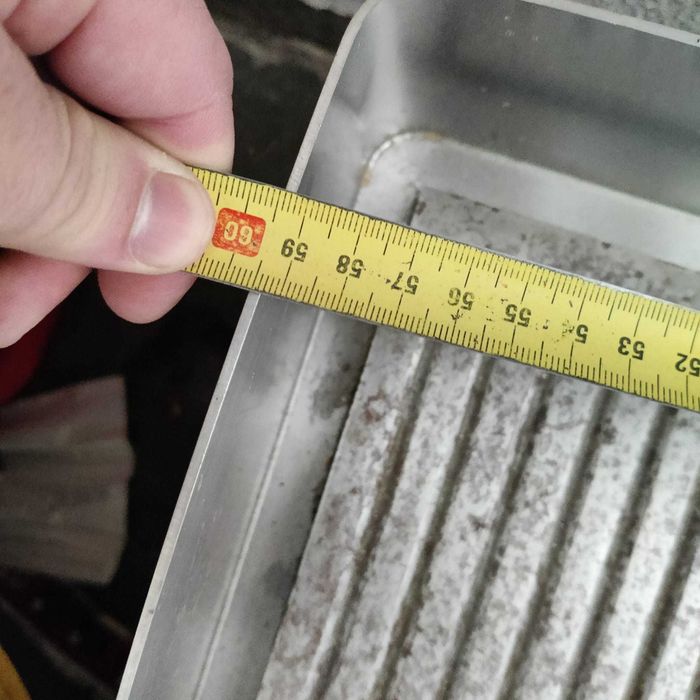 Grelhador de alta resistência 1/2 cromo ranhurado - Duplo - Gás