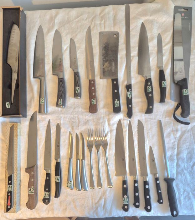 Кухонні  ножі WMF , GÜDE , Victorinox