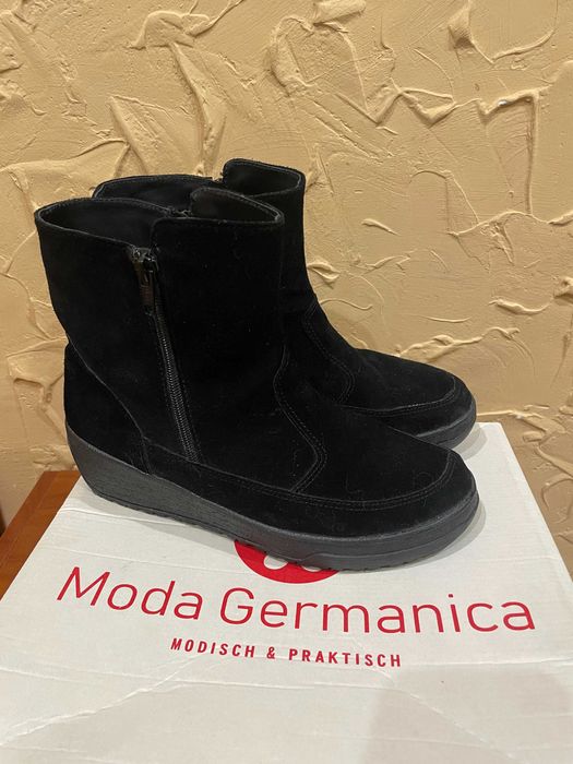 Полусапоги Moda Germanica Ботінки замша натуральна ЗИМА р 40 (25,5 см)