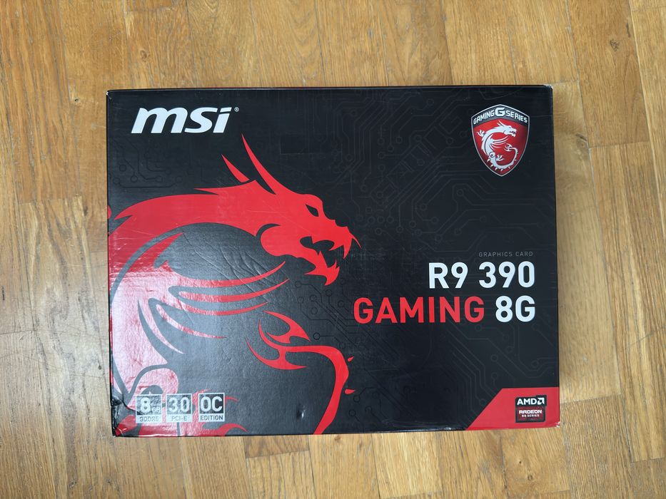 MSI Radeon R9 390 GAMING 8G 8GB – nie testowana / na części + pudełko